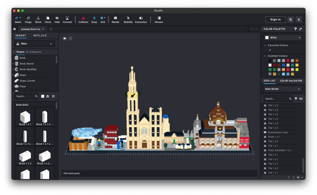 Stud.io model